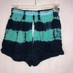 Japna Blue Tie Dye Shorts Size Small